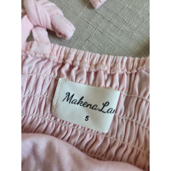 Makena Lane Pink Fronds Tunic Set - Picture 5 of 8